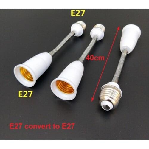 E27 Lamp holder converters 40cm E27 convert to E27 converters