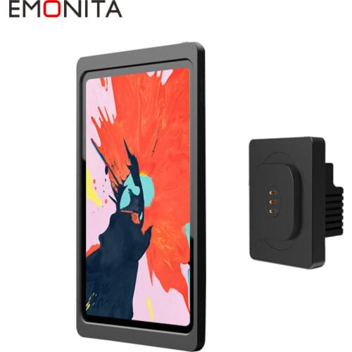 IPad Tablets Stand Wall Mount Charger Output 5V 2A Wireless Charging Holder Adapter For iPad Pro 12.9 Inch With Strong Magnetic