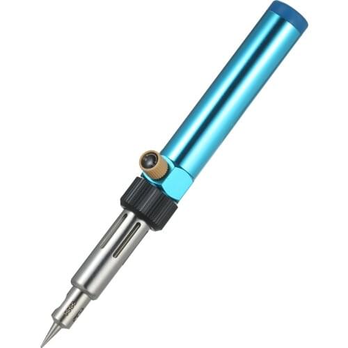 Gas Soldering Iron Butane Soldering Iron Welding Torch Tool with Adjustable Flame 2370℉ High Temp for Electronics Wood Burning