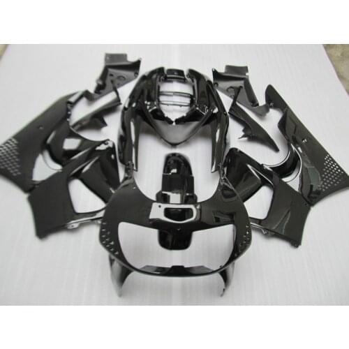 Free customize plastic faring kit for Honda CBR900RR 96 97 glossy black fairings set CBR893 1996 1997 OT22