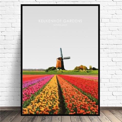 Netherlands Poster Travel Canvas Painting Wall Art Pictures Prints Home Decor Wall Poster Decoration For Living Room