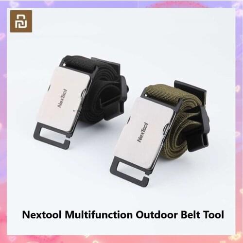 Xiaomi Nextool Multifunction Outdoor Belt Tool Durable Quick Release Lightweight Screw Drivers Knife Scissors Opener Mending