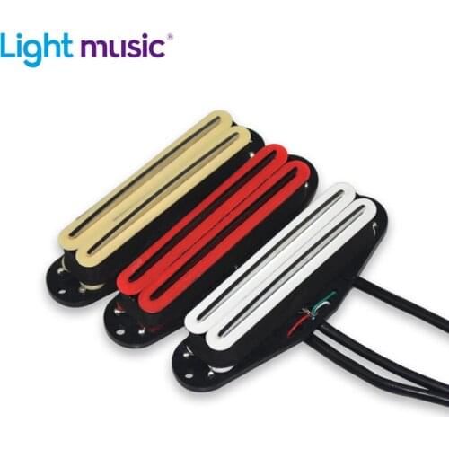 Dual Coil Humbucker Pickup Dual Rail Blade Pickup Coil Pickup 4 Wire for Electric Guitar
