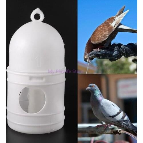 Pigeons Water Feeder Plastic Drinking Bottle Pot Pet Drinker Dispenser Container Pigeons Birds Feeding Supplies C42