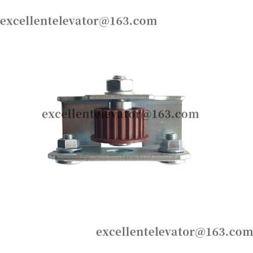 Elevator Door Motor Belt Roller KM902830G01 With Bracket Use for Kone H20mm M10 OD38.5mm W20mm Bearing 6000