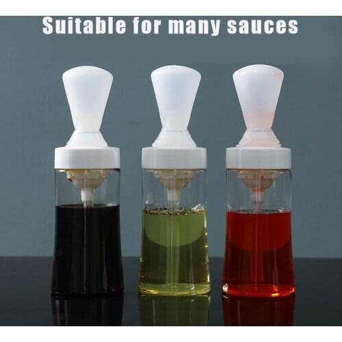 Barbecue Silicone Oil Brush Bottle Press-type With Oil Bottle For Kitchen Baking Cooking Bbq Tool Kitchen Accessories