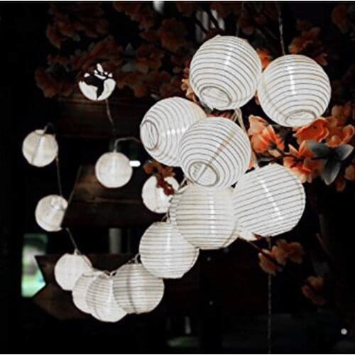 LED Garden Decor Lantern Lights Solar Powered String Lights Outdoor Decoration For Wedding Camping Fences 5M 20LED 9M 50LED