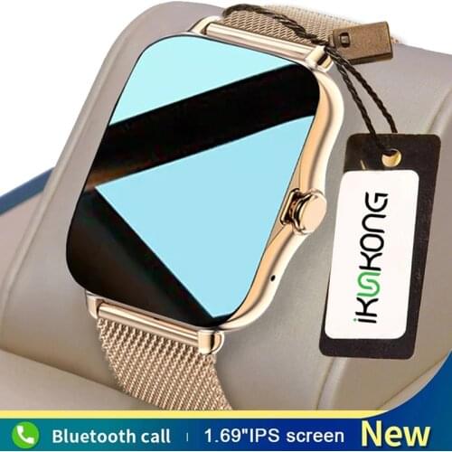 2021 Women Smart Watch Men Fashion Clock Heart Rate Sleep Monitoring For Android IOS Waterproof Ladies Smartwatch Call Watches