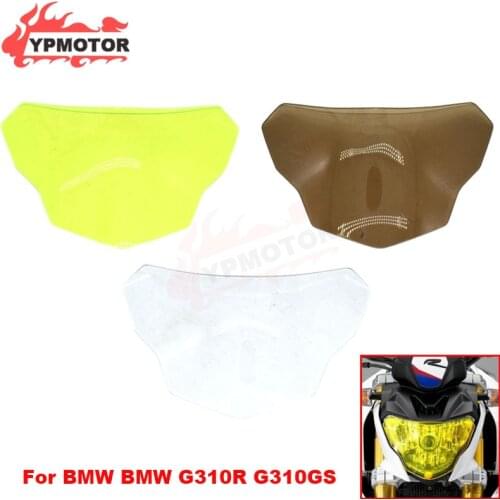 G310 Motorcycle Headlamp Shield ABS Headlight Screen Protection Cover Len For BMW G310GS GS310R 2017-2020 2018 2019