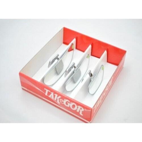 MIRROR INTERIOR NICKEL OVA MIRROR OVA INTERIOR REAR VIEW 3 SET 9cm-13cm-16cm Interior Mirror Special Adhesive Interior Rear View