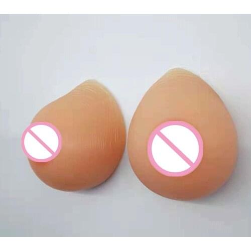 1400g/pair 38DD/40D/36E Cup Mastectomy Silicone Breast Forms Falsie Bust Forms Crossdressers And Transvestites