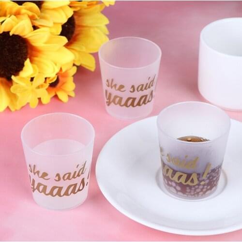 6pcs She Said Yaaas Drinking Cups Bridal Shower Bachelorette Party Gifts