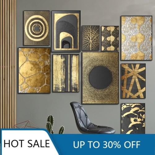 Abstract Gold Angel Tree Ring Silver Leaf Black Marble Wall Art Canvas Painting Posters Prints For Aesthetic Home Decoration
