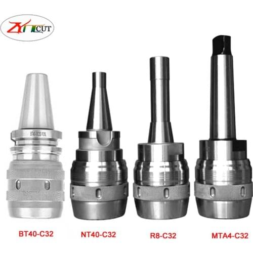 BT50 NT40 NT50 BT40-C32-105L Strong milling shank High-precision CNC Milling Chuck Holder Powerful knife handle set
