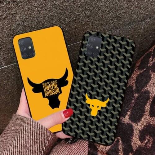 PENGHUWAN the rock dwayne Phone Case For Samsung Galaxy A21S A01 A11 A31 A81 A10 A20E A30 A40 A50 A70 A80 A71 A51