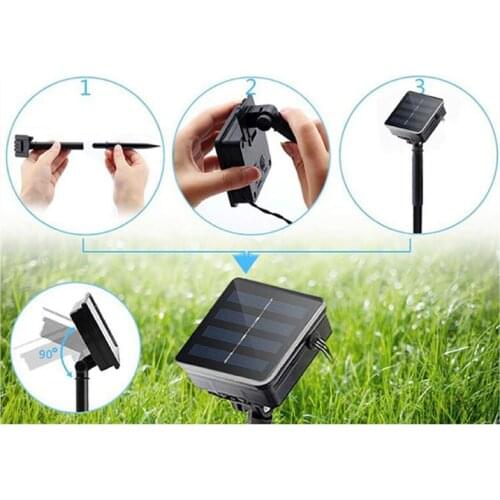 Decoration Solar Rattan Lights Outdoor Realistic Plants String Lights LED Decorative Lamp for Wedding Christmas Courtyard JDH88