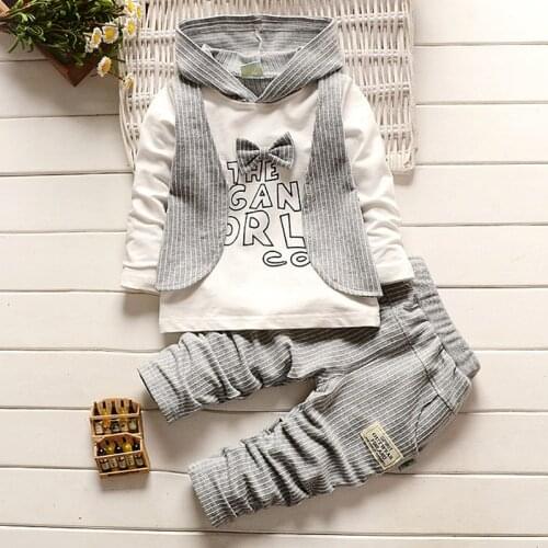 Kids Sport Suits Toddler Boys Clothes Children Clothing Set Boy Clothes Set Hooded T-shirt And Pants 2Pcs Suit Outfits Tracksuit