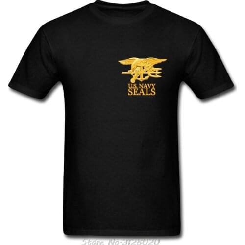 USA Army Navy SEALS T Shirts Mens 100% Cotton Plus Size T-Shirts Men Proud Veteran Tee Shirt Short Sleeve XS-3XL