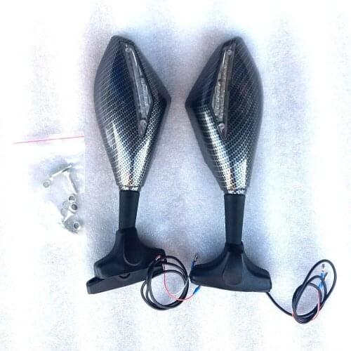 GSXR600 GSXR750 2011 2012 Motorcycle Rearview Mirror with turning light For SUZUKI GSXR 600 GSX-R750 2011 2012