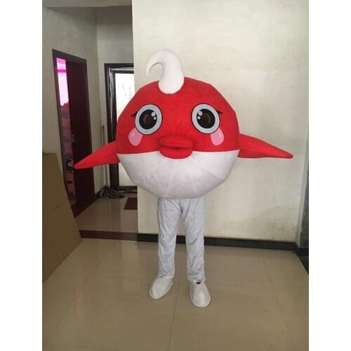 Ocean Fish Mascot Costume Cosplay Theme Mascotte Carnival Costume Cartoon Character Costumes Mascot Christmas Party Suit