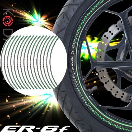 KODASKIN Motorcycle Wheel Rim Stickers for Kawasaki Z650 Z900 Z1000 Z250 Z800 ER 6F