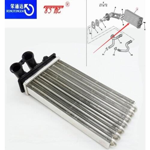 Air conditioning heater heat exchanger 6448N5 For Peugeot 307/308 For Citroen C4/C4 Picasso heating water tank