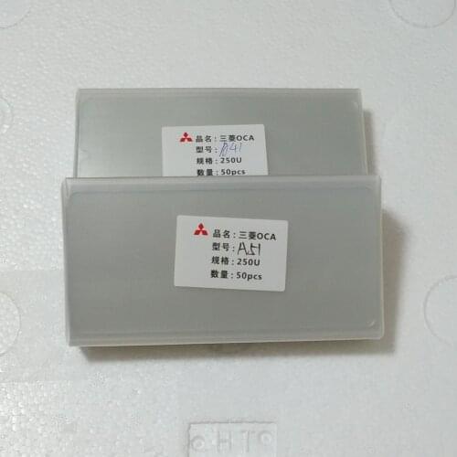 50Pcs OCA Optical Clear Adhesive Sticker Glue Film For Samsung Galaxy A41 A51 A71A10S A20S A30S A40S A50S