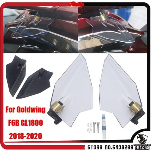 For Honda Goldwing 1800 F6B GL1800 GL 1800 2018 2019 2020 Motorcycle Windshield adjustable upper air deflector