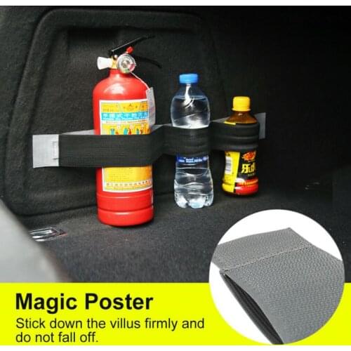 80/60/40/20cmCar Trunk Organizer Fixing Belt Elastic Strap Auto Storage Bag Magic Tapes Car Accessries Stowing Tidying