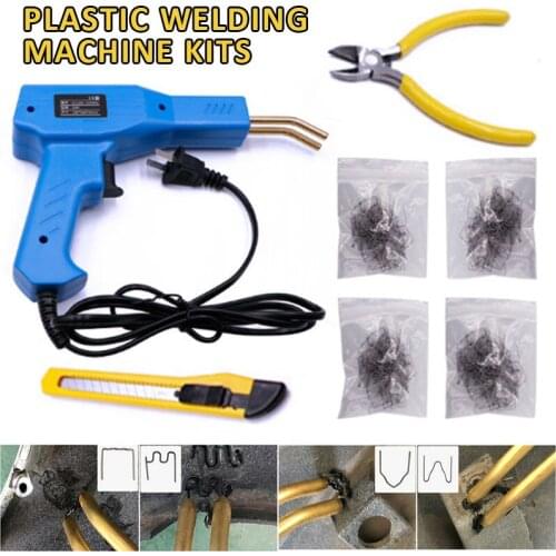 Hand Hold Plastic Welding Machine Garage Hot Stapler Kits Car Bumper Welder Plastic Repairing Machine Car Bumper Hot Stapler