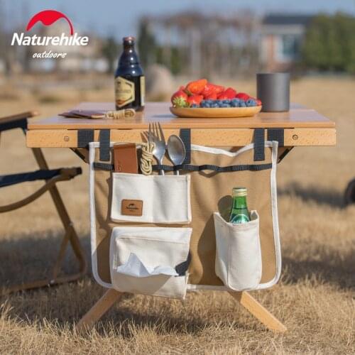 Naturehike Outdoor Tableware Storage Bag Camping Picnic Cutlery Hanging Bag Chopsticks Spoon Fork Organizer BBQ Storage Pack