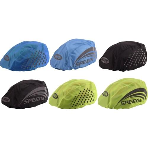 Waterproof Cycling Helmet Cover Reflective Strip Bicycle Ride Gear Protection for Hiking Outdoor Sports Cycling Supplies