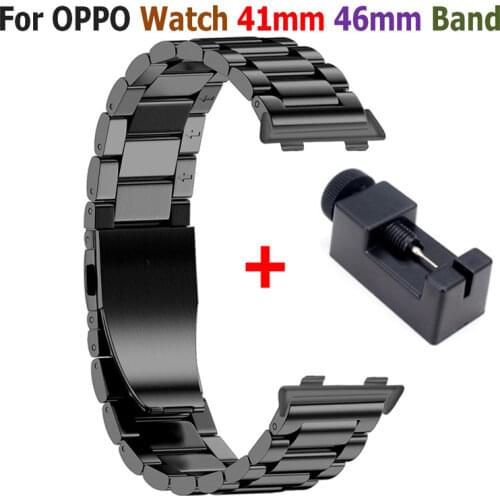 Top Quality Smartwatch Bands For OPPO Watch 41mm 46mm Band Replacement Wrist Strap for OPPO Watch Bracelet Accessories + Tools