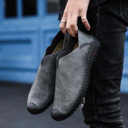 Zapatos large genuino leather classic mens 2020 masculinos uomo Mens zapatillas scarpe formal Casual mens genuine soulier homme