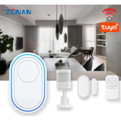 Tuya WIFI Smart Home Intelligent Wireless Doorbell Home Multi-purpose Waterproof Welcome Doorbell Motion Sensor Alarm System Kit