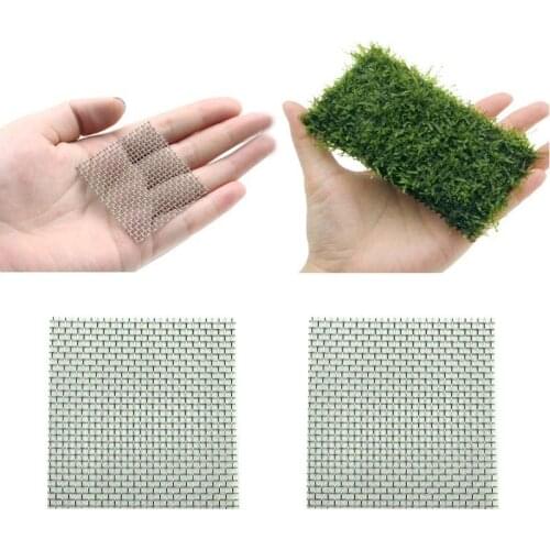 1/3PCS Aquarium Fish Tank Stainless Steel Wire Moss Mesh Pad Plants Moss Net Decor 8x8 Cm Aquatic Decoration Fast Delivery