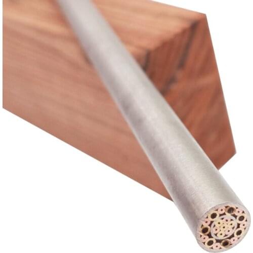 39cm Mosaics Pin Complex pattern Diy knife Handle screw rivets (0.31" x 15.35" ) brass and stainless steel Tube G47