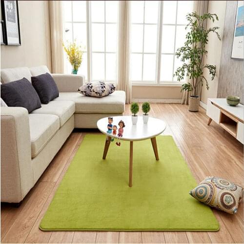 5 Sizes Household Rectangular Floor Carpet Doormat Anti-slip Solid Mat Rugs For Kitchen Bathroom Mats Soft Foot Pad 11 Colors