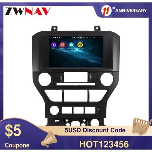 128G Carplay Android 10 Car GPS Navigation For Ford Mustang 2015+ Autostereo Headunit Multimedia Player Car Radio Tape Recorder