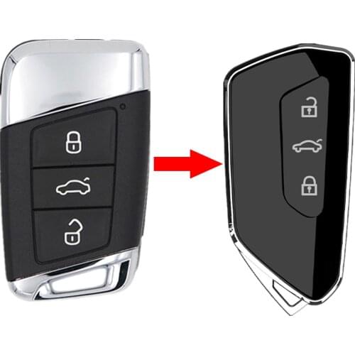 MQB Car Remote Key Modified Golf 8 MK8 Remote Key Shell for VW Passat B8 Arteon Variant CC Skoda Superb A7 SEAT Upgrade Key Case