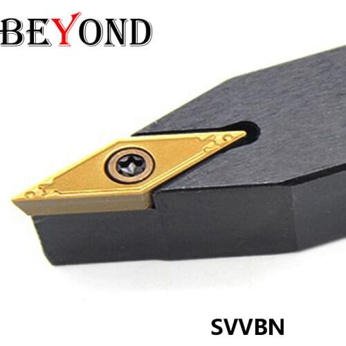 BEYOND 1PCS SVVBN 1616 SVVBN1616H11 SVVBN1212H11 20mm 25mm Lathe Cutting Tools Shank Solid Carbide External Turning Tool Holder