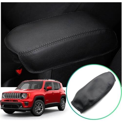 Car Armrest Box Cover for Jeep Renegade 2015-2020 Central Control Container Mat Automotive Interior Styling Accessories