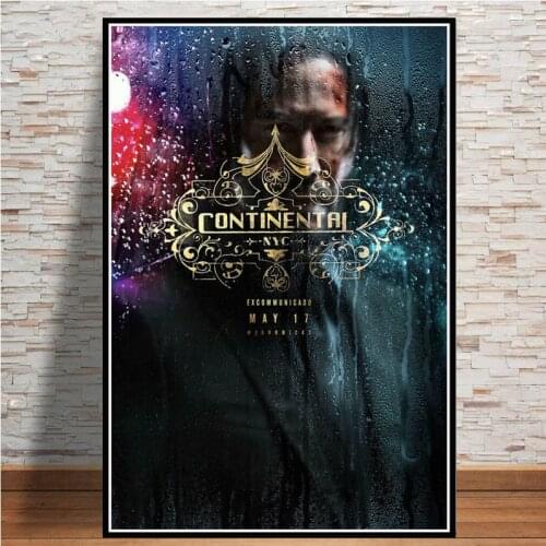 John Wick Chapter 3 Keanu Reeves 2019 Movie Posters And Prints Canvas Painting Wall Art Pictures Decoration Home Decor Obrazy
