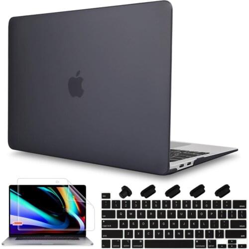 Smooth Matte Plastic Hard Shell Case for MacBook Pro 16 inch 2020 2019 Model A2141 Cover Touch bar & Touch ID Keyboard Skin