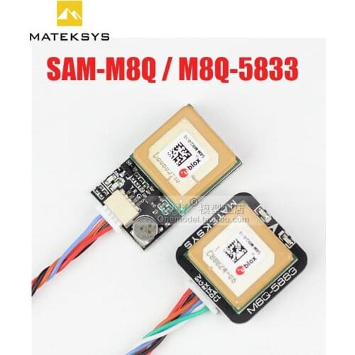 Matek Systems M8Q-5883 SAM-M8Q GPS & QMC5883L Compasses Module for RC Drone FPV Racing Models Part Accessories