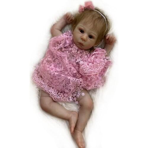 48cm Reborn Bebe Toddler Realistic Advanced Painting Reborn Baby Doll High Quality Reborn Dolls Drop Shipping Toys for Girls