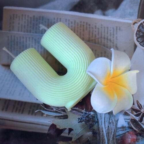 LOVE'N LV368J 3d Roman column U shaped candle molds silicone for homemade