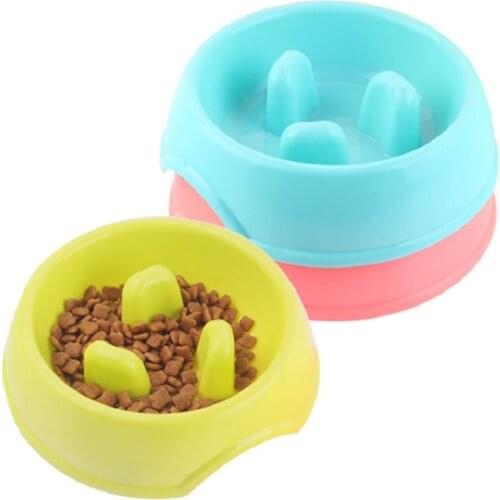 Feeding Puppy Slow Down Eating Feeder Dish Bowel Pet Dog Food Bowls Prevent Obesity Dogs Supplies Bowl