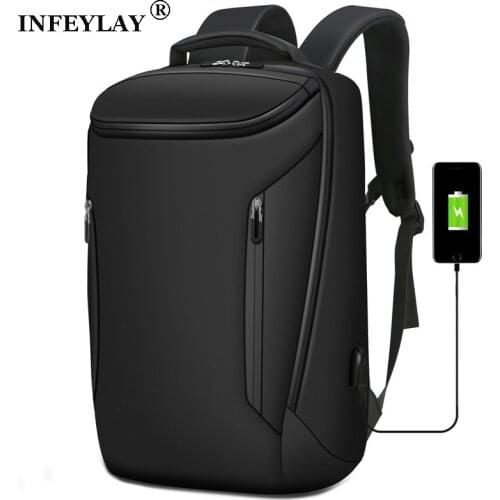 2020 NEW Business Backpack 15.6inch USB Recharging Laptop Man Backpack Anti Theft Men Backpack Teenage Backpack Bag Male Mochila