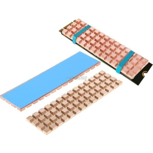 Cooler Heatsink Heat Dissipation Aluminum Radiator M.2 Cooling Heat Sink Heat Thermal Pads for M.2 SSD AUG_22 Dropship